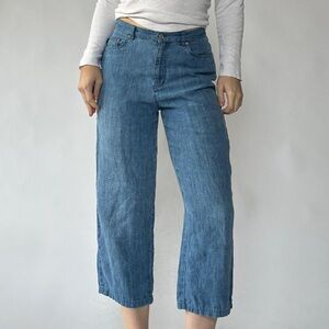 Vintage Capris Ralph Lauren Chambray Medium
